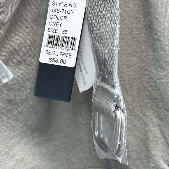 Galaxy by Harvic Men's Belted 100% Cotton Utility Cargo Shorts - Grey - size 36 - Picture 7 of 8